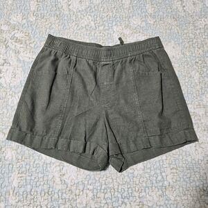 Old Navy Olive High Waisted Shorts